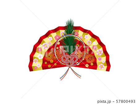 正月飾りイラストのイラスト素材
