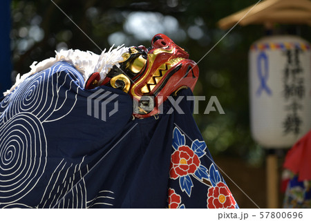 獅子舞　兵庫県市川町　甘地の獅子舞 57800696