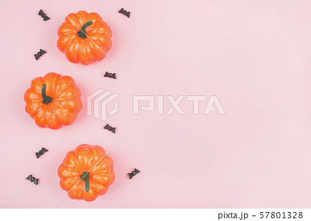 Halloween holiday background with pumpkins and bats. Halloween holiday background with pumpkins and bats. 57801328