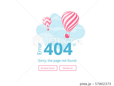 Page not found 404 error website vector graphic 57802373