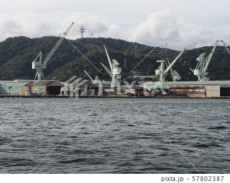 造船所の風景 工場の風景 造船所の風景 工場の風景 57802387