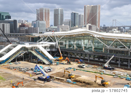 工事中の高輪ゲートウェイ駅（2019年9 月） 57802745
