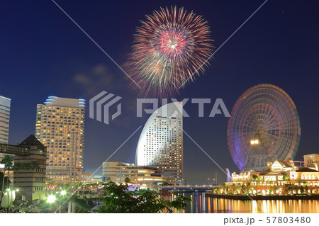 【神奈川県】横浜開港花火大会 57803480