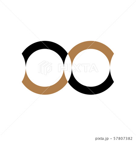 Infinity vector logo symbol on white background. 57807382