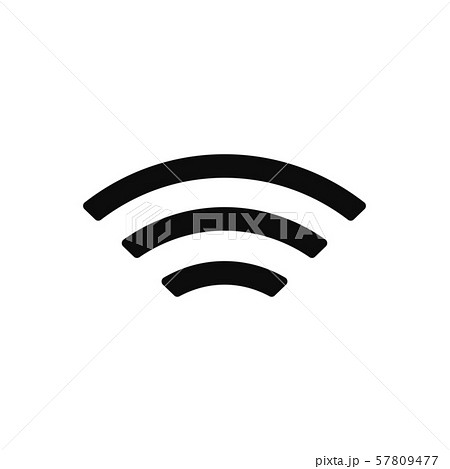 Wi Fi 電波 アイコンのイラスト素材