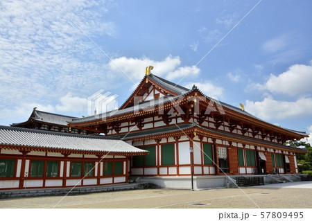 【奈良県】薬師寺・白鳳伽藍（大講堂） 57809495