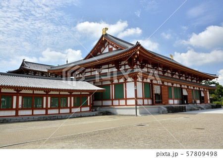 【奈良県】薬師寺・白鳳伽藍(大講堂) 【奈良県】薬師寺・白鳳伽藍(大講堂) 57809498