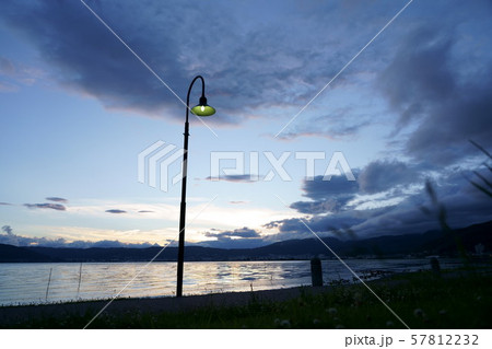 写真素材　諏訪湖 57812232