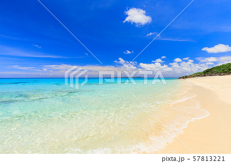 宮古島市来間島_長間浜の絶景 宮古島市来間島_長間浜の絶景 57813221