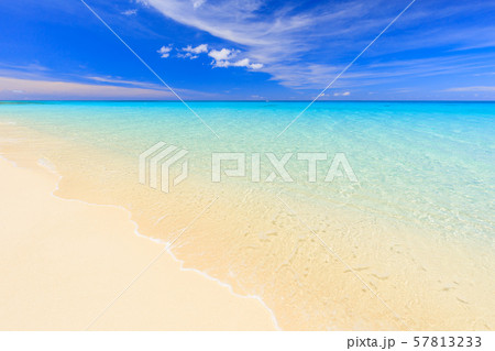 宮古島市来間島_長間浜の絶景 宮古島市来間島_長間浜の絶景 57813233