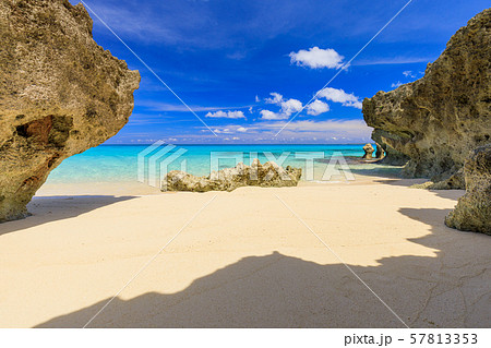 宮古島市来間島_隠れビーチ 57813353