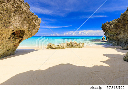 宮古島市来間島_隠れビーチ 57813592