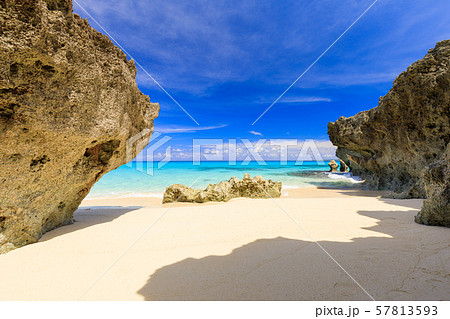 宮古島市来間島_隠れビーチ 57813593