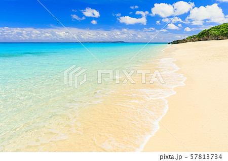 宮古島市来間島_長間浜の絶景 宮古島市来間島_長間浜の絶景 57813734