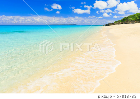 宮古島市来間島_長間浜の絶景 宮古島市来間島_長間浜の絶景 57813735