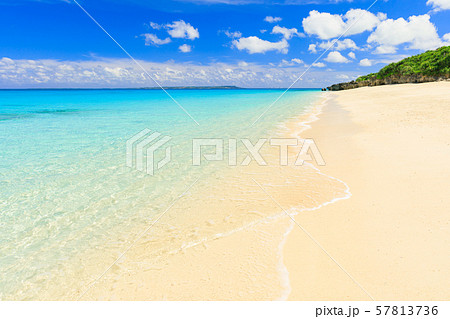 宮古島市来間島_長間浜の絶景 宮古島市来間島_長間浜の絶景 57813736
