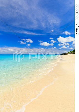 宮古島市来間島_長間浜の絶景 宮古島市来間島_長間浜の絶景 57813737