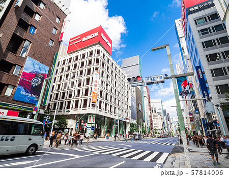 東京　休日の銀座 57814006