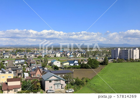 南幌ビューローから見る南幌の町並みなど 57814269