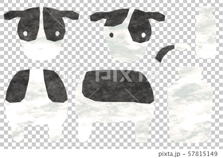 牛 透過素材のイラスト素材