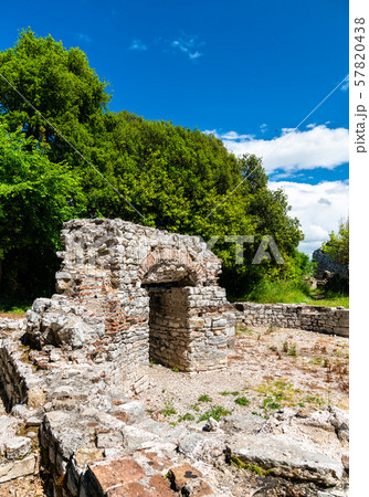 Ruins of the ancient town of Butrint in Albania Ruins of the ancient town of Butrint in Albania 57820438