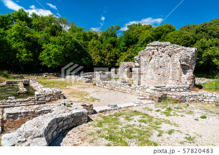 Ruins of the ancient town of Butrint in Albania Ruins of the ancient town of Butrint in Albania 57820483