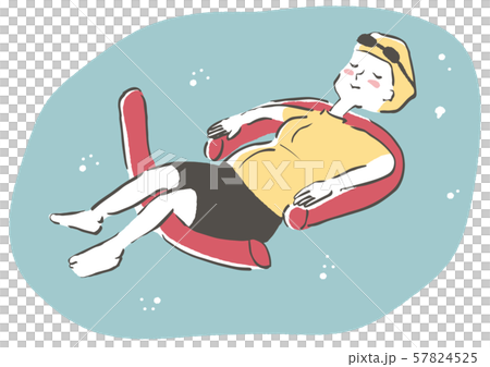 Maternity swimming, floating, breathing exercises 57824525