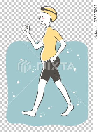 Maternity swimming underwater walking 57825295