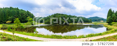 樫原湿原(溜池) パノラマ 【佐賀県唐津市】 樫原湿原(溜池) パノラマ 【佐賀県唐津市】 57827206