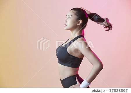 女性 アスリートの写真素材 5787