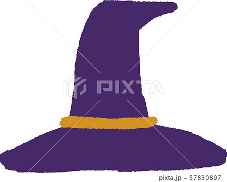ハロウィン 魔女の帽子のイラスト素材 5707