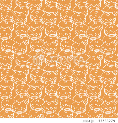 Pattern with donuts, popular food for Chanukah Pattern with donuts, popular food for Chanukah 57833279