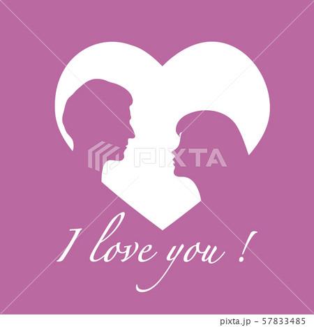 Greeting card with couple in love Valentine's Day Greeting card with couple in love Valentine's Day 57833485