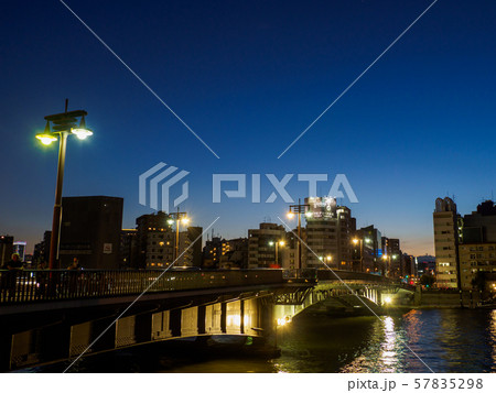 両国橋 夜景 両国橋 夜景 57835298
