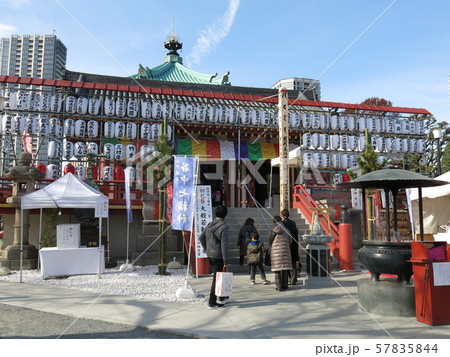 台東区上野公園の不忍池辯天堂（谷中七福神巡り開催期間） 57835844