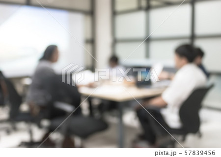 Blur office meeting background business people working group in discussion boardroom 57839456