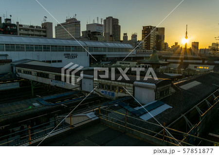 日暮里駅 早朝 日暮里駅 早朝 57851877