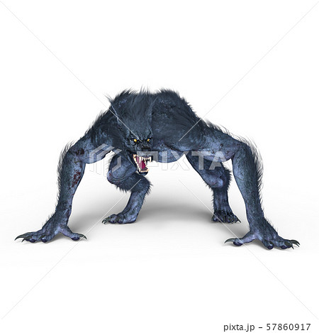 狼男のイラスト素材