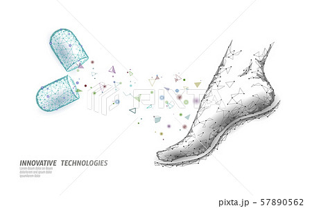 Women foot skin disease drug treatment. Pain ankle joint relief pill capsule pharmacy medicine help 57890562