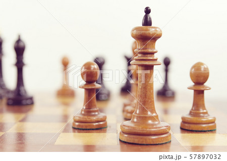 White king and two pawns White king and two pawns 57897032