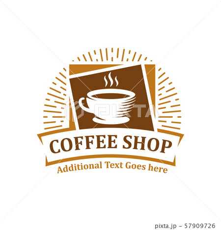 Coffee logo, vector coffee label badge or emblem 57909726