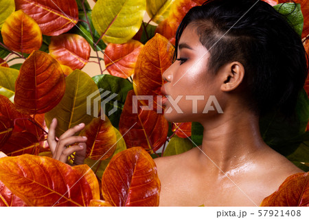 Queen tanned skin of the Jungle, Asian Teenager 57921408