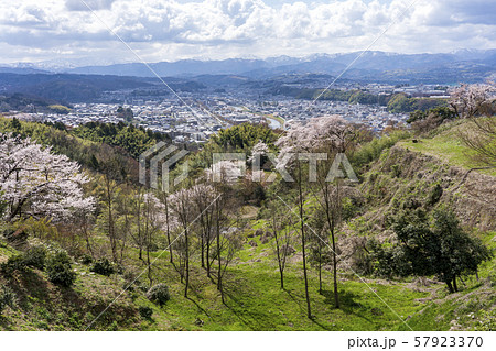春の金沢　卯辰山見晴台からの眺め 57923370