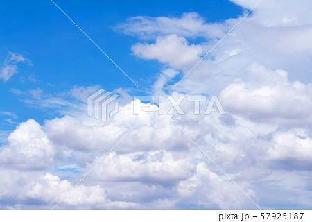 White clouds and blue sky beautiful background. 57925187