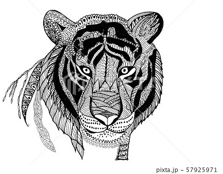 絵画 Tiger Ukiyo-e Tiger Japanese Print Jigsaw Puzzle 300/500/1000