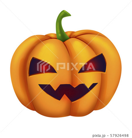 Funny scary orange pumpkin. Glowing eyes. Funny scary orange pumpkin. Glowing eyes. 57926498