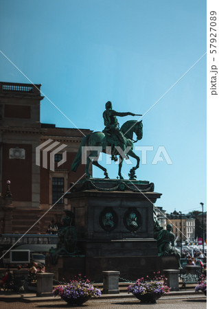 Statue of Swedish king Gustav II Adolf in 57927089