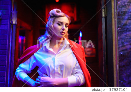 Photo of serious blonde at disco Photo of serious blonde at disco 57927104