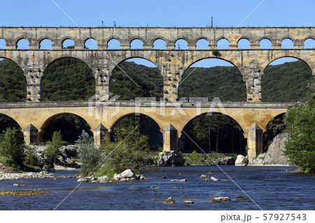 Pont du Gard - Roman Aqueduct - France Pont du Gard - Roman Aqueduct - France 57927543