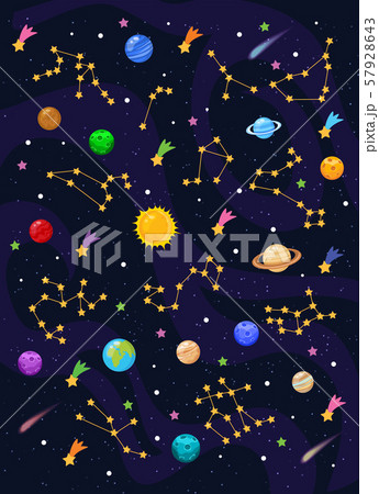 Planets, stars, constellations, comets Planets, stars, constellations, comets 57928643